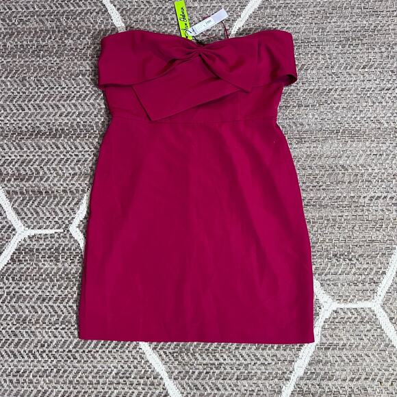 Sam Edelman Bow Front Mini Dress Sz 14 - Picture 2 of 6